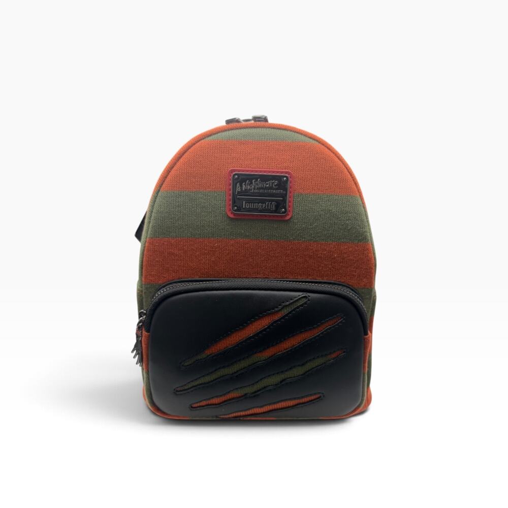 Loungefly Nightmare on Elm Street Freddy Krueger Sweater Mini Backpack NWT